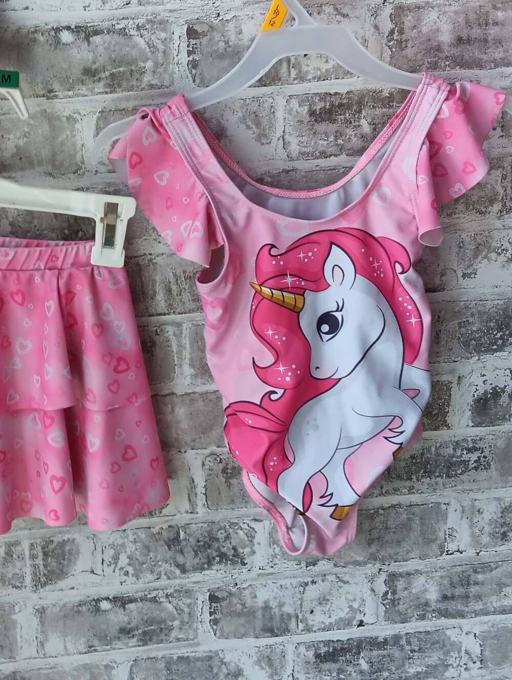 Kids Unicorn Swimsuit with skirt